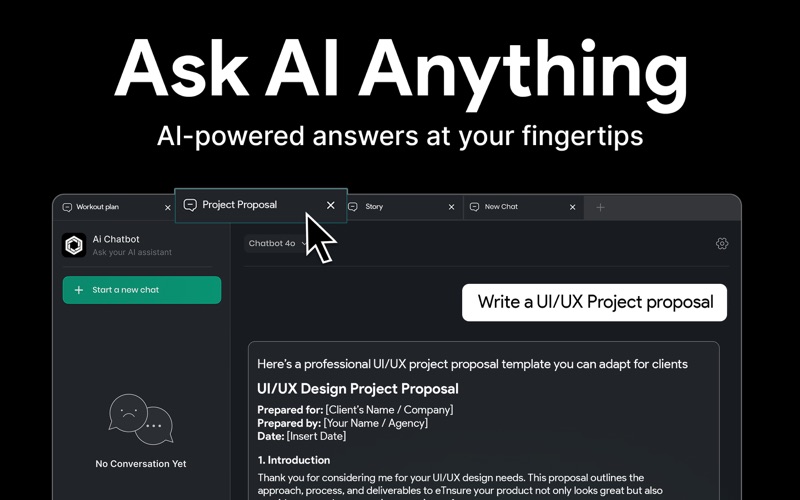 人工智能聊天机器人问任何问题