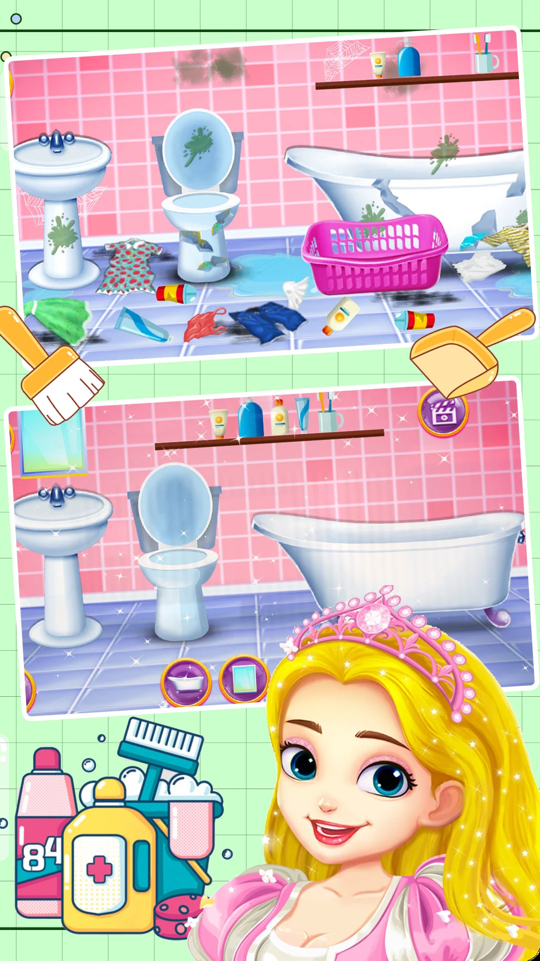 鸿蒙版【芭比公主大扫除】官方下载_芭比公主大扫除鸿蒙手机APP免费下载