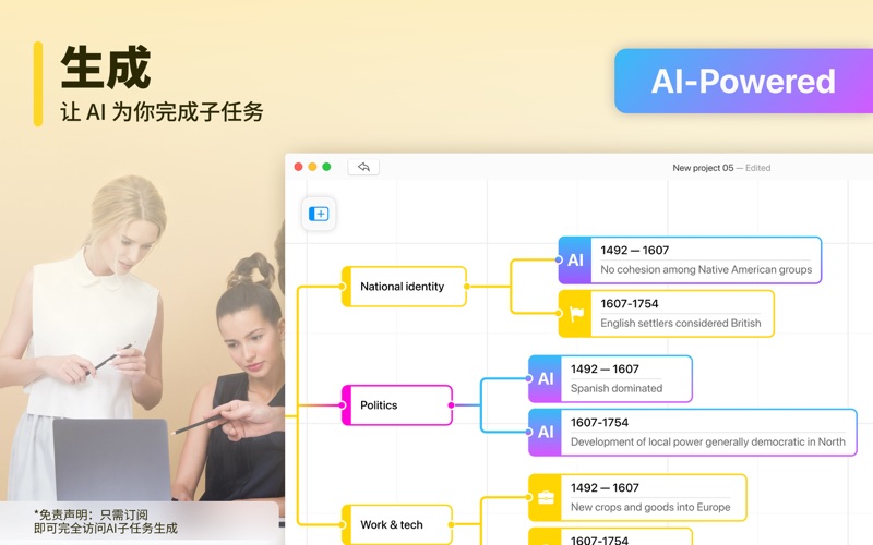 极简思维导图_头脑风暴和流程图编辑器目标地图管理