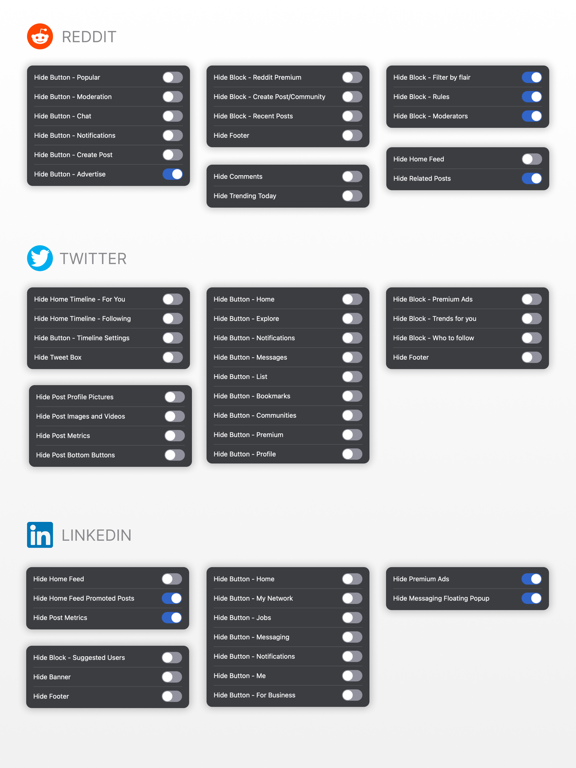 SocialFocus隐藏干扰