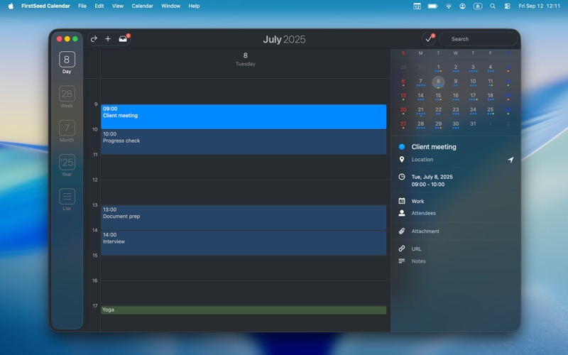FirstSeedCalendar日历和待办事项