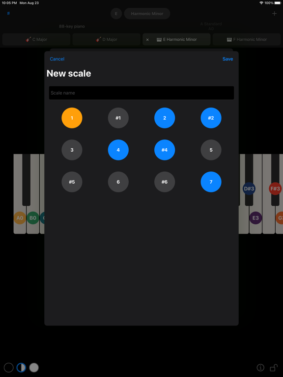 InstrumentScales吉他贝斯钢琴音阶