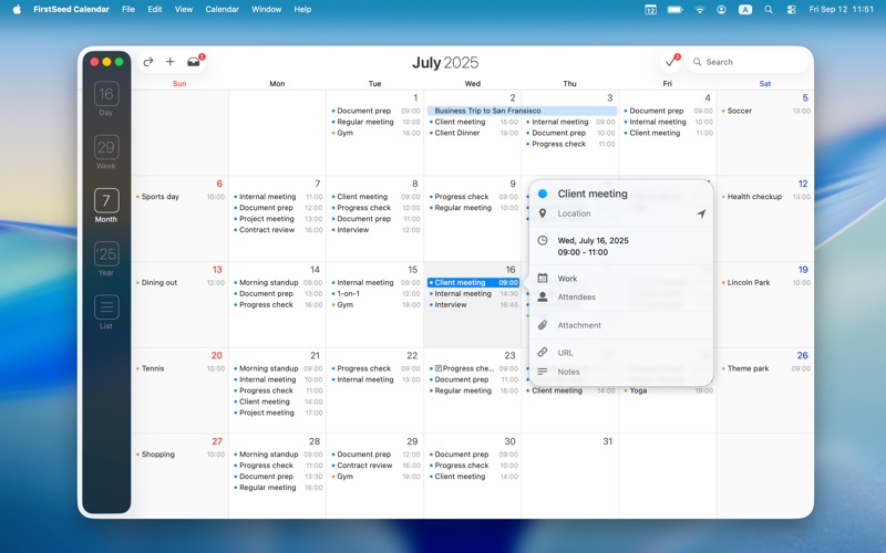 FirstSeedCalendar日历和待办事项