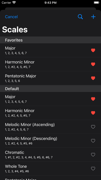 InstrumentScales吉他贝斯钢琴音阶