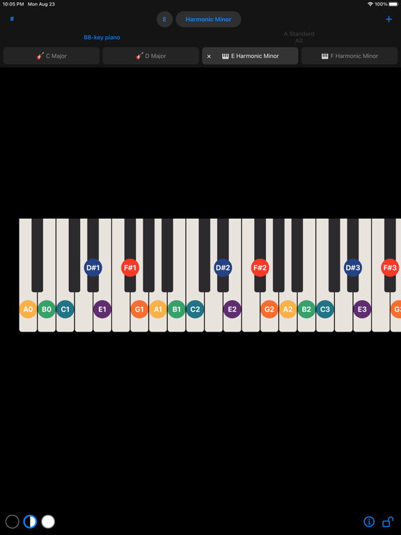 InstrumentScales吉他贝斯钢琴音阶