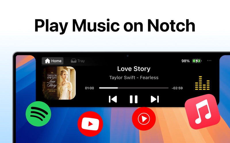 Notch刘海音乐小组件灵动岛