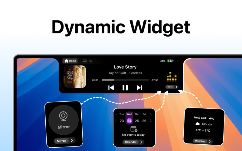 Notch刘海音乐小组件灵动岛