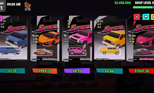 超级跑车收藏模拟器内置菜单下载