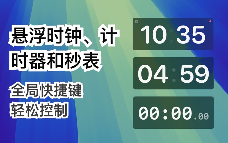 ClockX悬浮时钟计时器