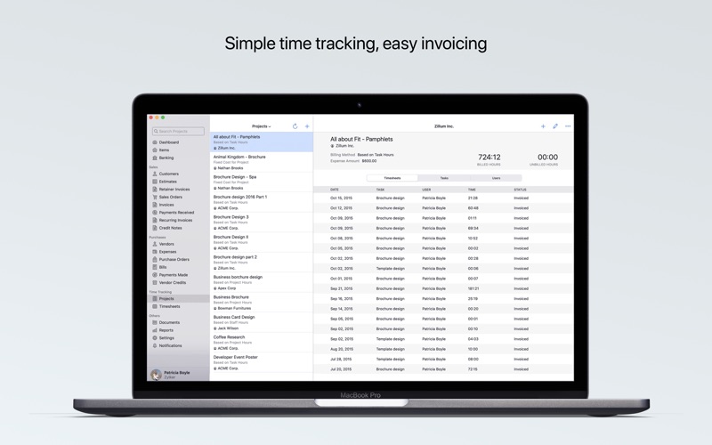ZohoBooks在线会计软件