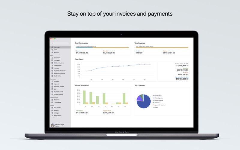 ZohoBooks在线会计软件
