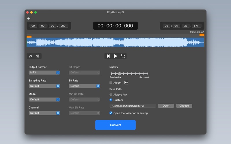 OkiMP3_MP3音频转换器