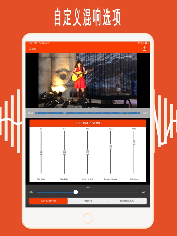 VideoVerb为视频添加混响和回声Reverb