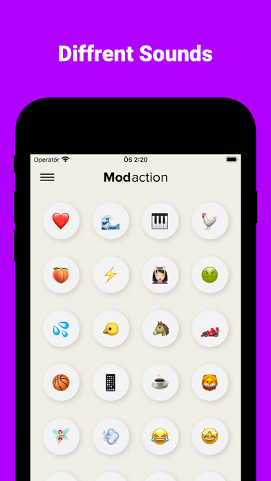 Modaction有趣的声音