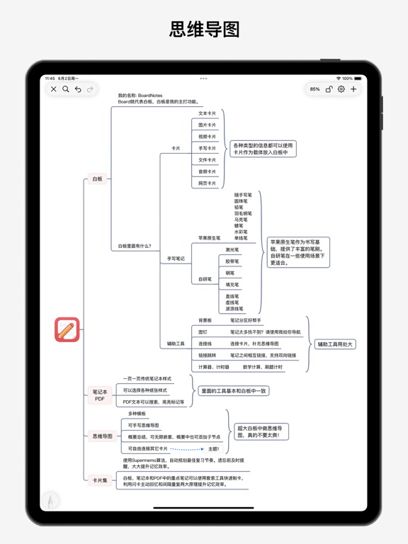 BoardNotes_笔记白板PDF思维导图闪卡