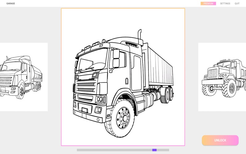 汽车填色书与绘画