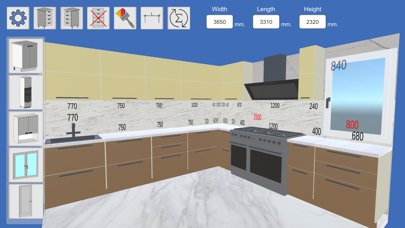 厨房编辑器3D