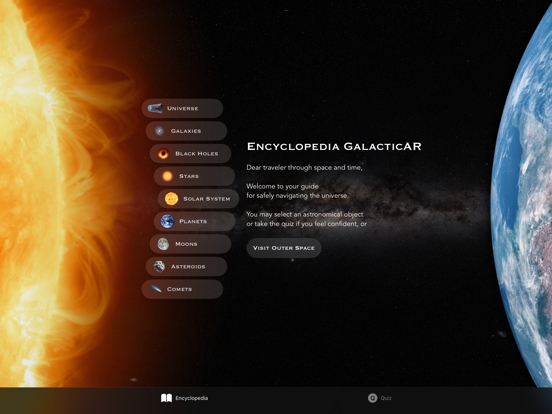 GalacticAR太空3D模拟与智力竞赛