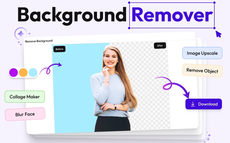 BackgroundEraserAI背景移除和编辑器
