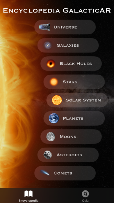 GalacticAR太空3D模拟与智力竞赛