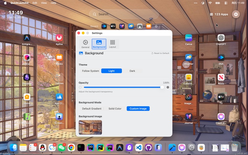 QuickLaunchX_极简启动台与应用管理