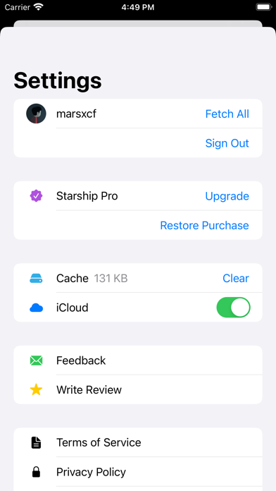 Starship_GitHub标签分类管理收藏代码仓库