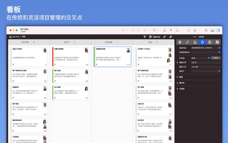 MerlinProject甘特和看板