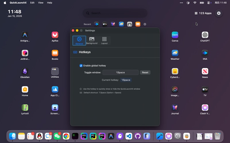 QuickLaunchX_极简启动台与应用管理