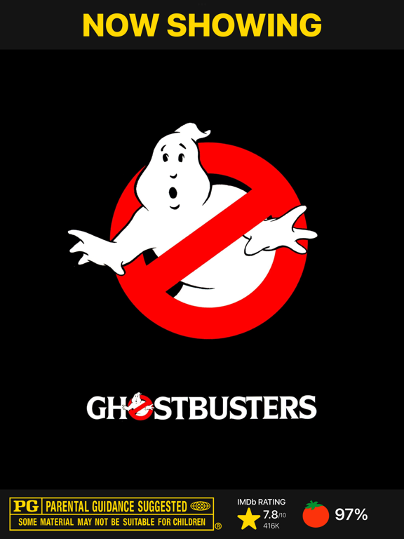 正在放映电影海报电视