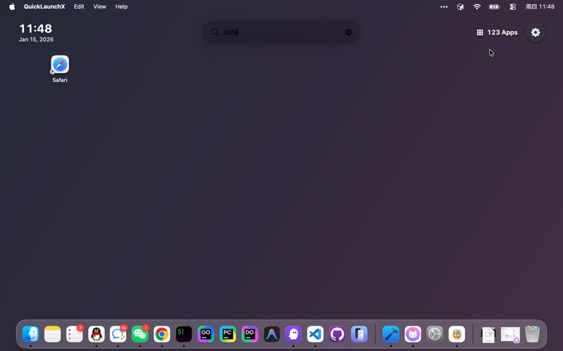 QuickLaunchX_极简启动台与应用管理