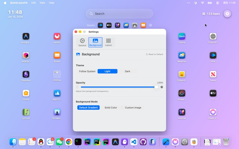 QuickLaunchX_极简启动台与应用管理