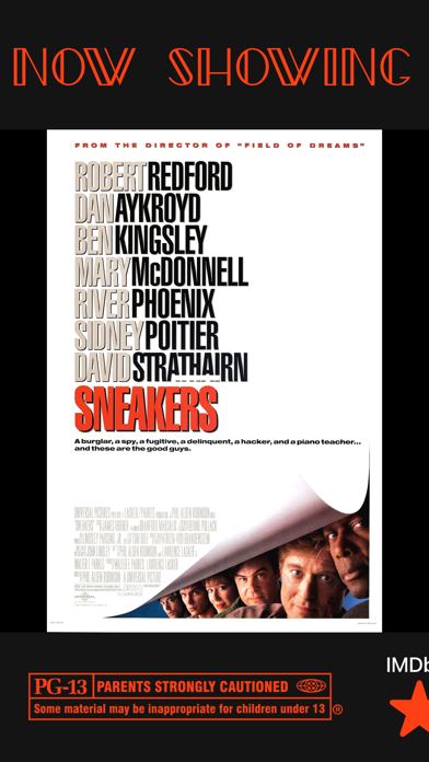 正在放映电影海报电视