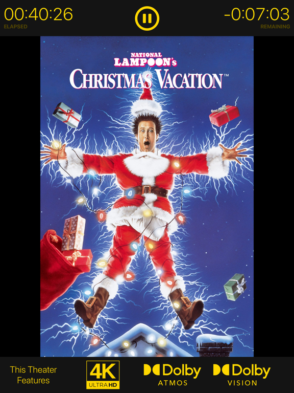 正在放映电影海报电视