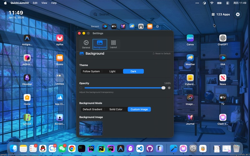 QuickLaunchX_极简启动台与应用管理