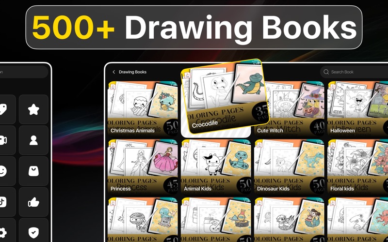 绘画用画笔和工具用于Procreate