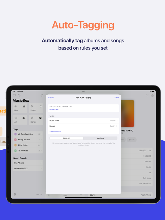 MusicBox稍后保存音乐