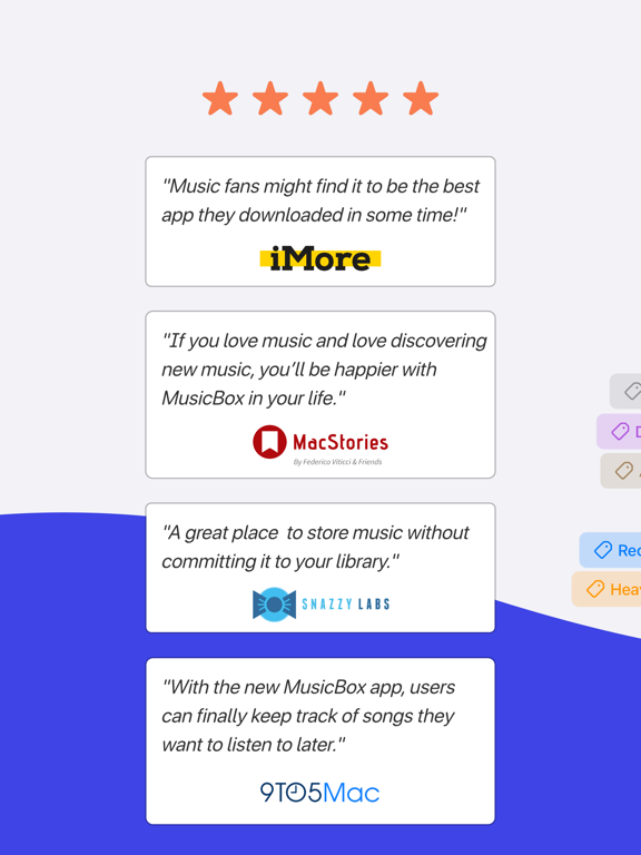 MusicBox稍后保存音乐