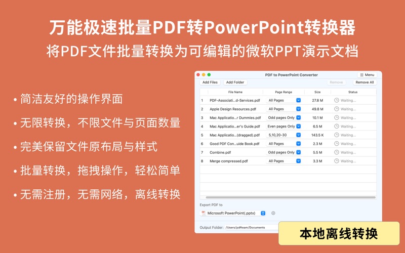 迅捷PDF转PPT转换器专家WPS金山PDF文档转换助手