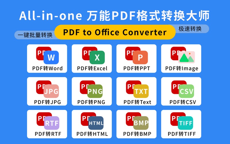 PDF转换器批量WPS金山PDF转OfficeExcel