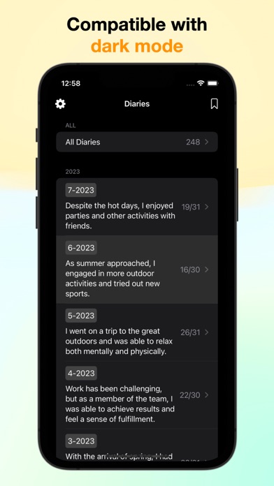Dayji_简单的日记应用程序可按月查看