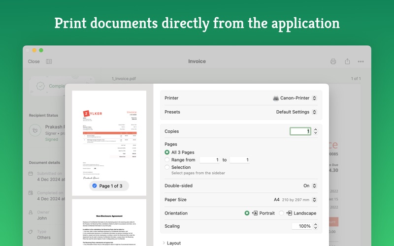 电子签名应用_ZohoSign