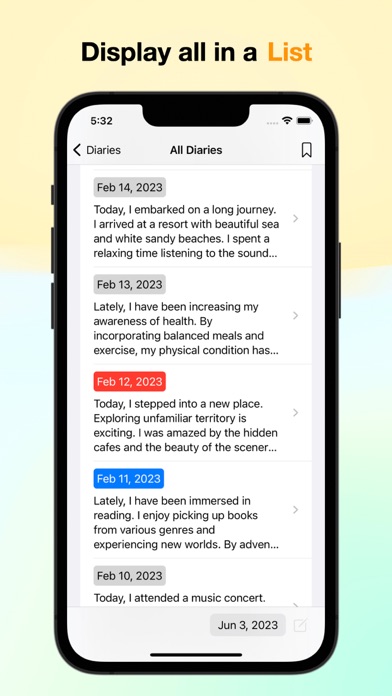 Dayji_简单的日记应用程序可按月查看