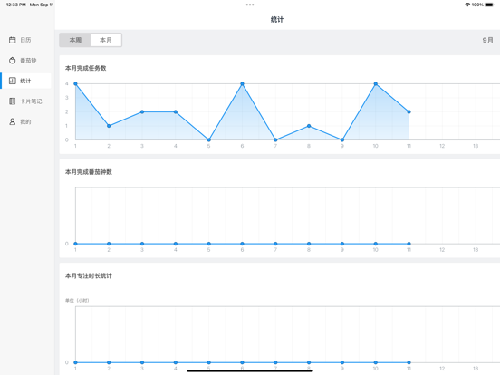 轻历任务打卡日历番茄钟和时间管理提醒事项