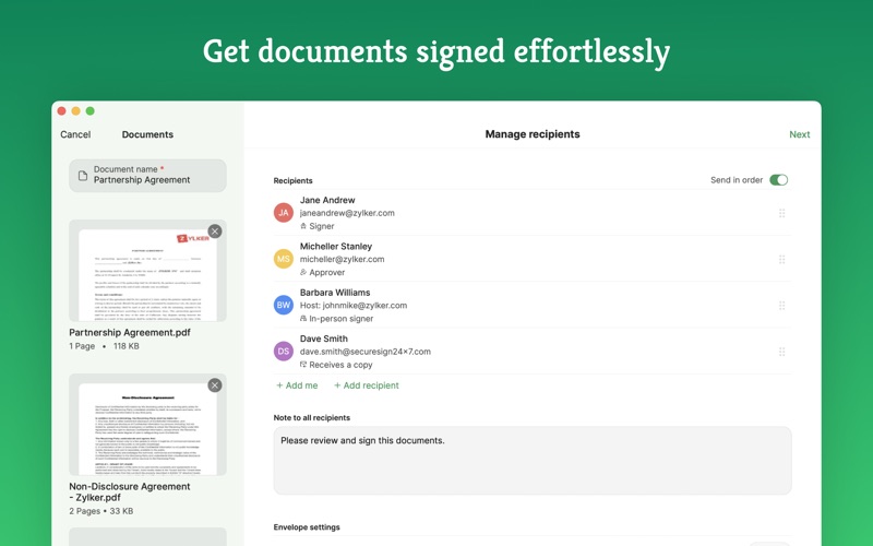 电子签名应用_ZohoSign