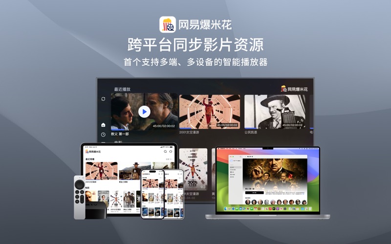 网易爆米花_智能媒体库全能云盘网盘播放器