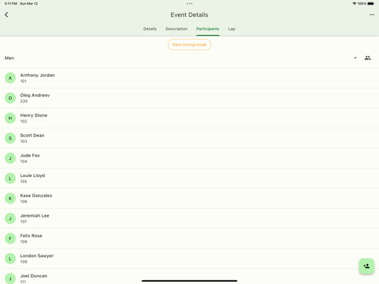 使用RaceTime管理赛事