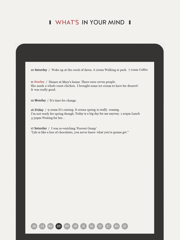 DayGram_每日一行日记