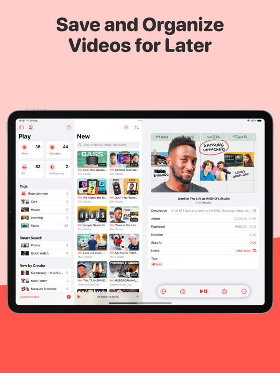 播放保存视频稍后观看