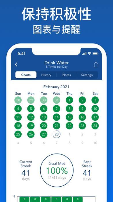 Strides习惯养成打卡目标和自律提醒事项
