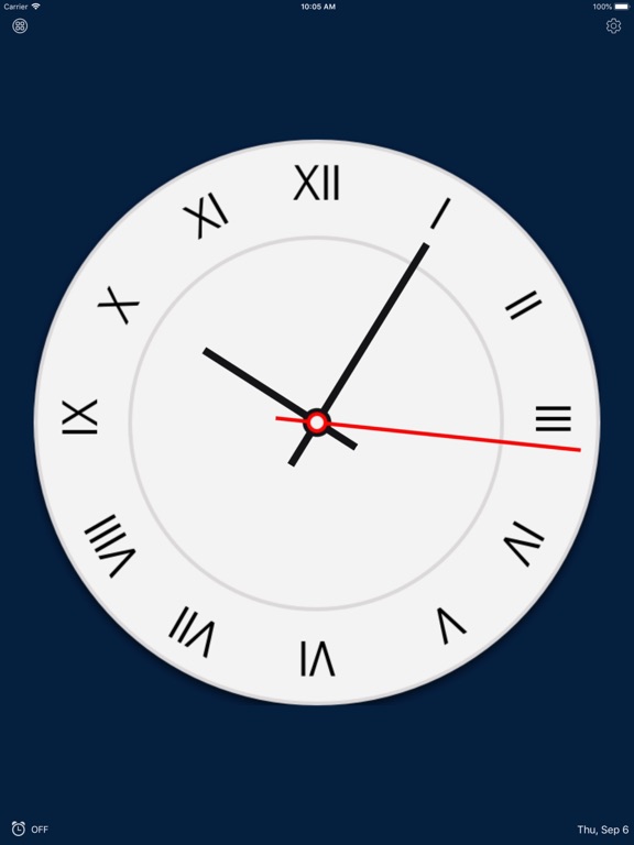 表盘时钟_桌面全屏模拟闹钟报时锁屏待机时间日历小组件